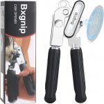 Heavy Duty Manual Can Opener with Magnet and Smooth Edge