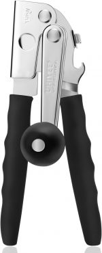 UHIYEE Commercial Manual Can Opener: Heavy Duty & Extra-Long Handle
