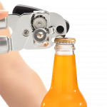 Gorilla Grip Heavy Duty Smooth Edge Manual Can Opener and Bottle Opener