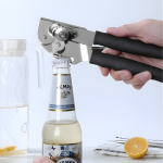 UHIYEE Commercial Manual Can Opener: Heavy Duty & Extra-Long Handle