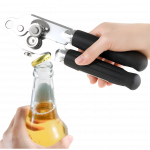 Heavy Duty Manual Can Opener with Magnet and Smooth Edge