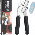 Heavy Duty Manual Can Opener with Magnet and Smooth Edge