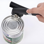 RICKUNCL 2-in-1 Safety Manual Can Opener: Smooth Edge & Magnetic Lid Lift