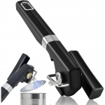 RICKUNCL 2-in-1 Safety Manual Can Opener: Smooth Edge & Magnetic Lid Lift