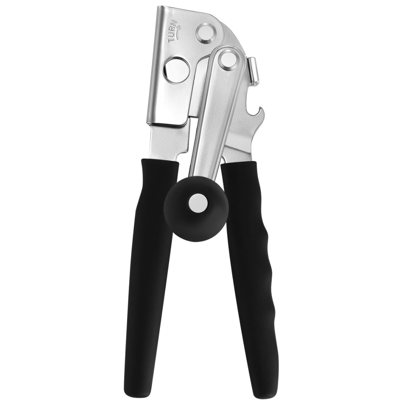 BreadTalk Manual Can Opener with Magnetic Lid Lifter: Heavy-Duty & Ergonomic