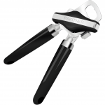 PAKITNER 3-in-1 Manual Can Opener - Safe Cut, Magnetic Lifter & Smooth Edge, Black